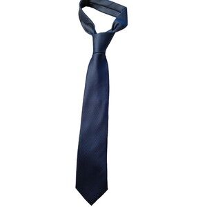 Michael Kors Blue Geometric Necktie